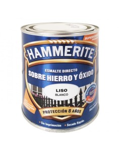 ESMALTE METÁLICO HAMMERITE BLANCO