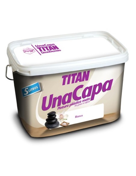 PINTURA BLANCO MATE 1 CAPA TITÁN